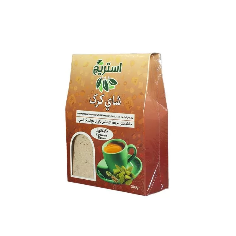 پودر چای کرک هل با شکر قهوه ای استریج یزد - 300 گرم