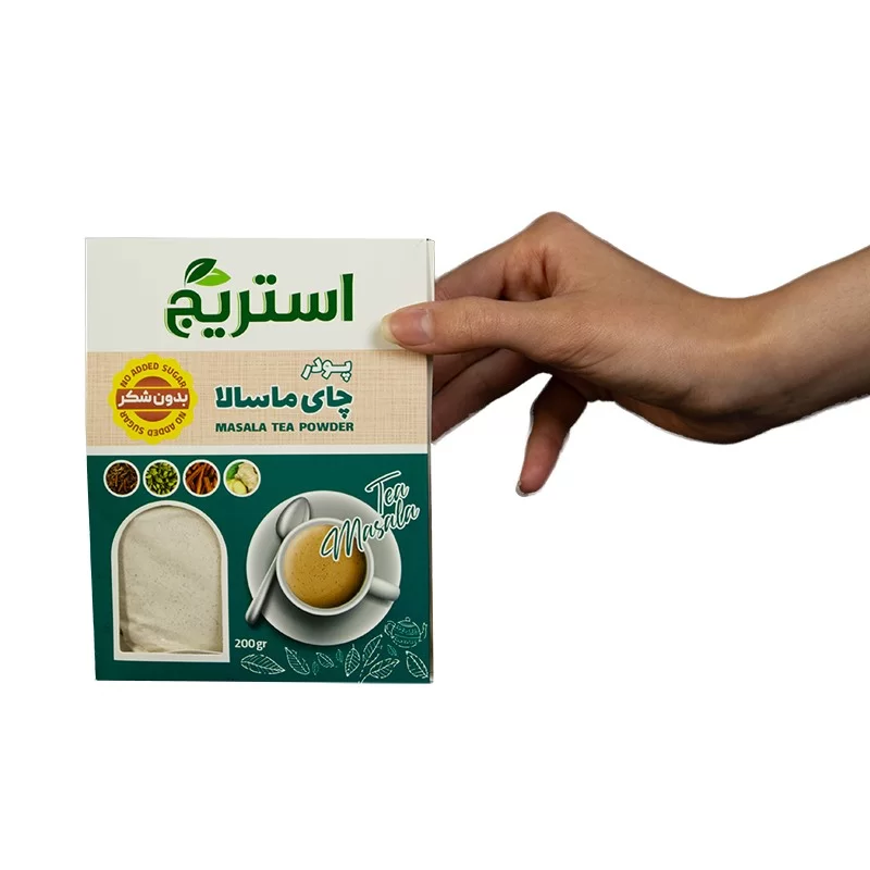 پودر چای ماسالا بدون شکر استریج یزد - 200 گرم