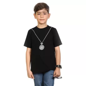 تیشرت مشکی طرح مدال کد 1824