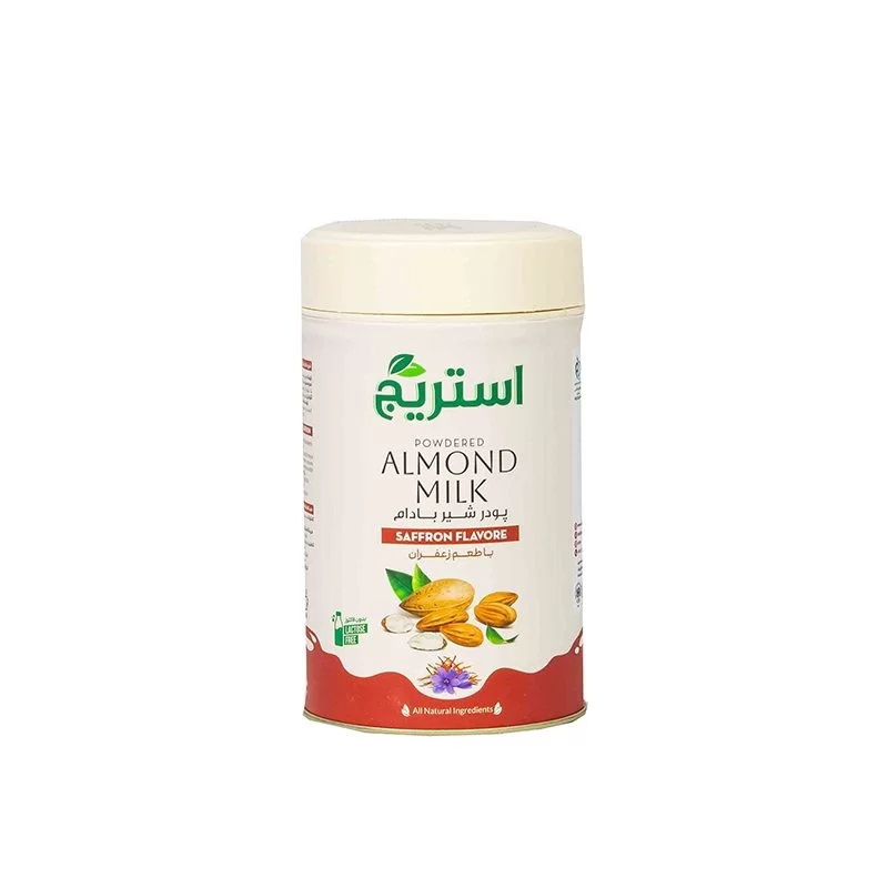 پودر شیر بادام با طعم زعفران استریج یزد - 300 گرم