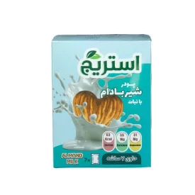 پودر شیر بادام با طعم ساده و نبات استریج - 200 گرم
