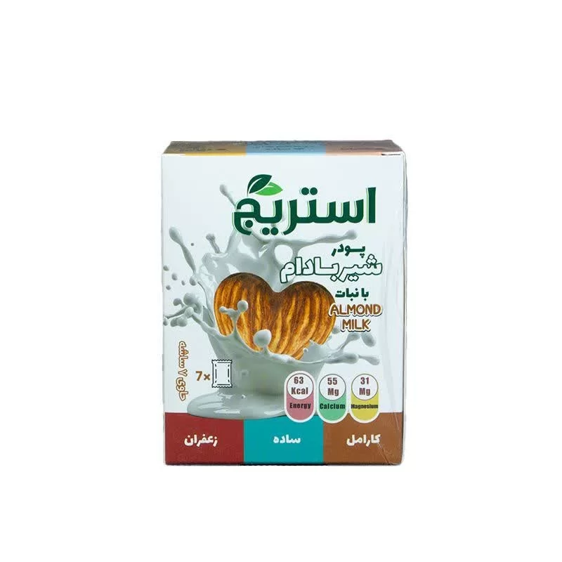 بسته ترکیبی شیر بادام و نبات سه طعم استریج - 200 گرم