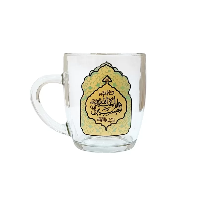 لیوان بزرگ چاپ دو طرفه یا ابا عبدالله الحسین و یا اباالفضل العباس