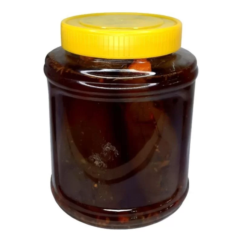 ترشی بادمجان شکم پر پونه (900 گرم) 1100 گرم با وزن ظرف