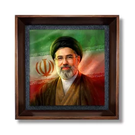 قاب کاشی طرح رهبری کد 05