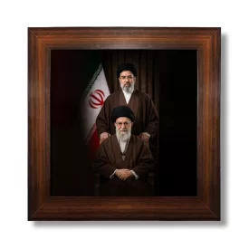 قاب عکس پارچه ای طرح رهبری کد 06