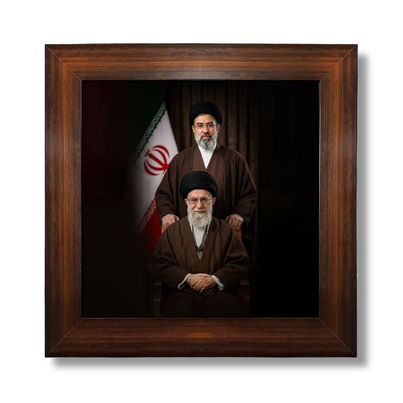 قاب عکس پارچه ای طرح رهبر 