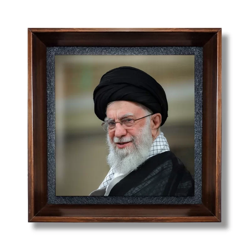 قاب کاشی طرح رهبر شهید