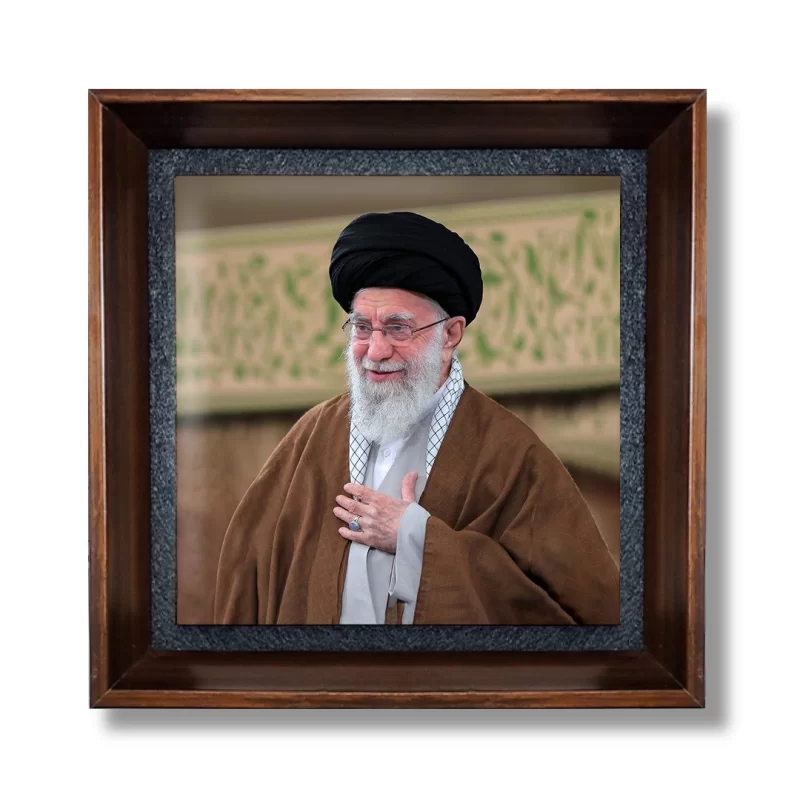 قاب کاشی طرح رهبر شهید