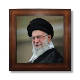 قاب عکس پارچه ای طرح رهبر شهید کد 02