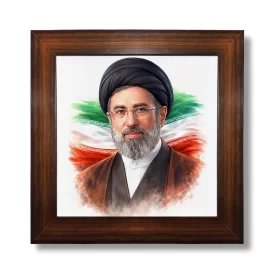 قاب عکس پارچه ای طرح رهبری کد 05