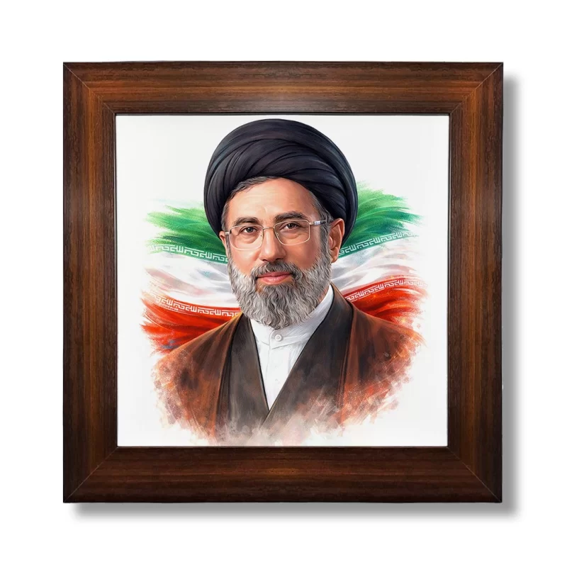 قاب عکس پارچه ای طرح رهبر