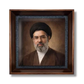 قاب کاشی طرح رهبری کد 03