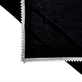سفره یا رومیزی مربع مشکی