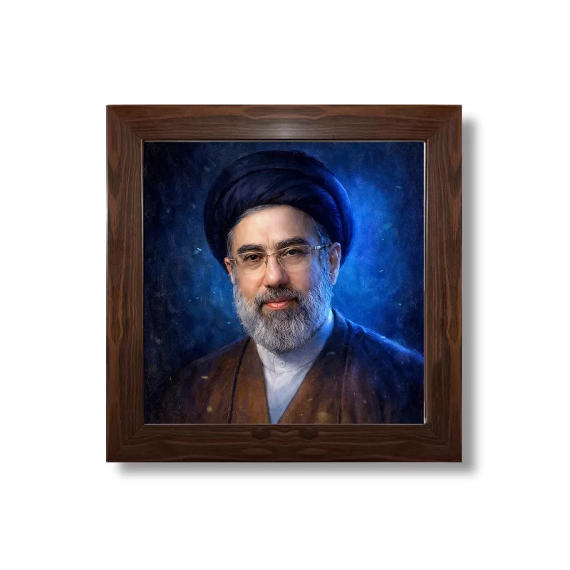 قاب عکس پارچه ای طرح رهبر