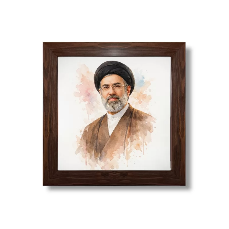قاب عکس پارچه ای طرح رهبر