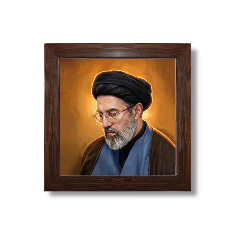 قاب عکس پارچه ای طرح رهبر