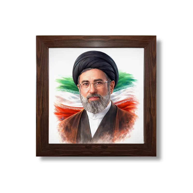 قاب عکس پارچه ای طرح رهبر
