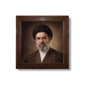 قاب عکس پارچه ای طرح رهبری کد 09