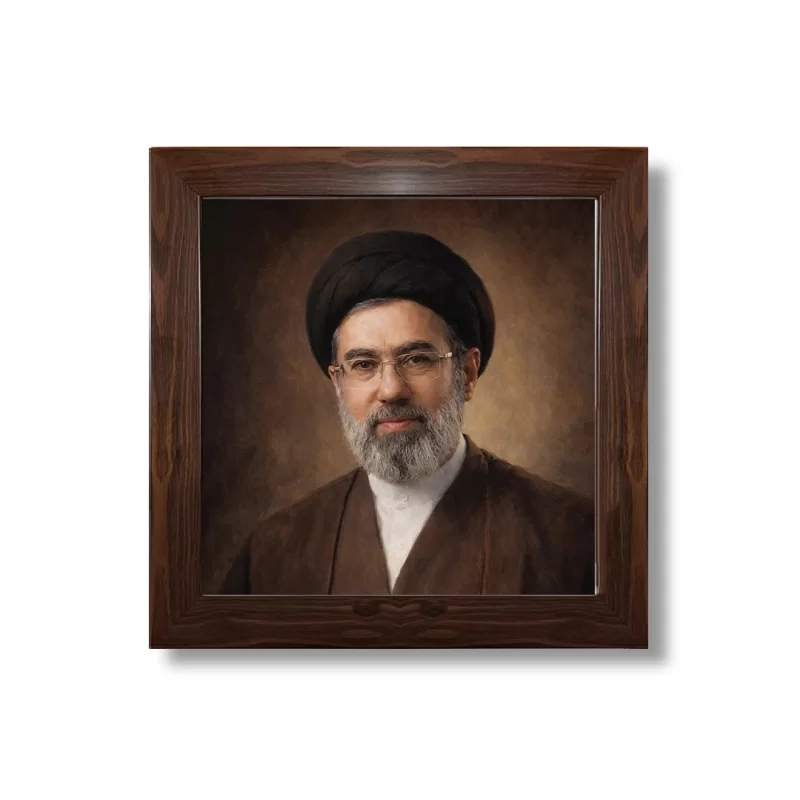 قاب عکس پارچه ای طرح رهبر