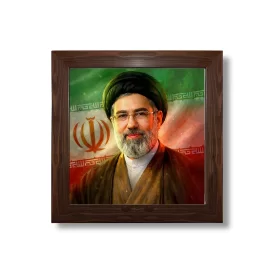 قاب عکس پارچه ای طرح رهبری کد 11