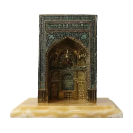 تندیس برنزی ایوان طلا امام رضا (ع)