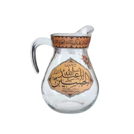 پارچ هیئتی دو طرف چاپ طرح یا اباعبدالله (ع) و یا اباالفضل العباس (ع)