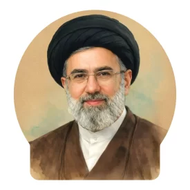 برچسب خودرو طرح آقا سید مجتبی طرح 9