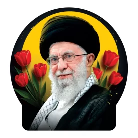 برچسب خودرو طرح رهبر شهید طرح 3