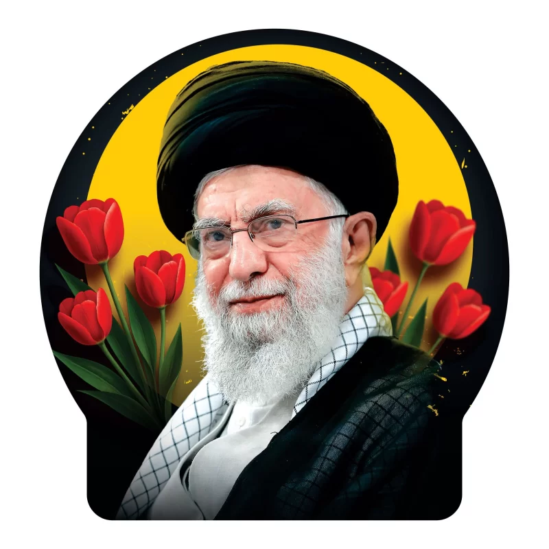 	برچسب خودرو طرح رهبر شهید-طرح 3