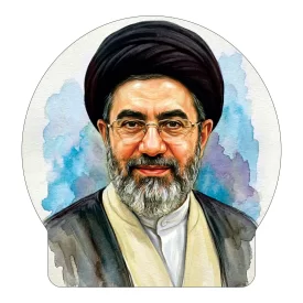 برچسب خودرو طرح آقا سیدمجتبی طرح 13