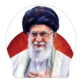 برچسب خودرو طرح رهبر شهید طرح 12