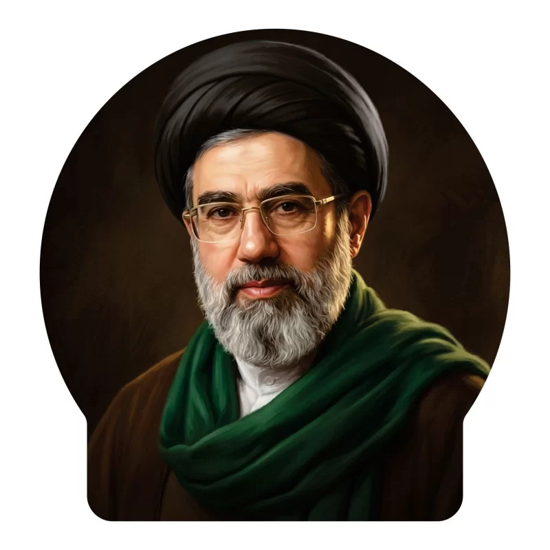 برچسب خودرو طرح آقا سیدمجتبی-طرح 6