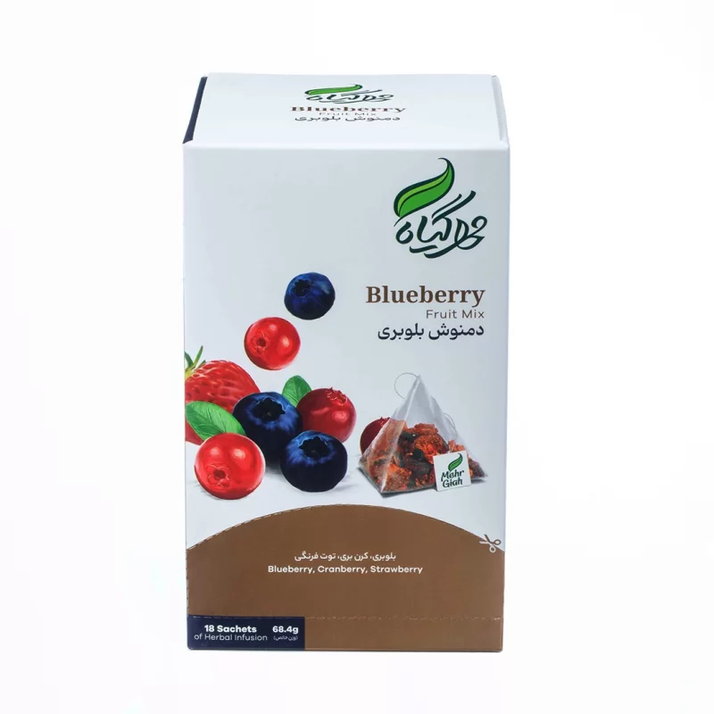 دمنوش میوه ای بلوبری - بسته 18 عددی