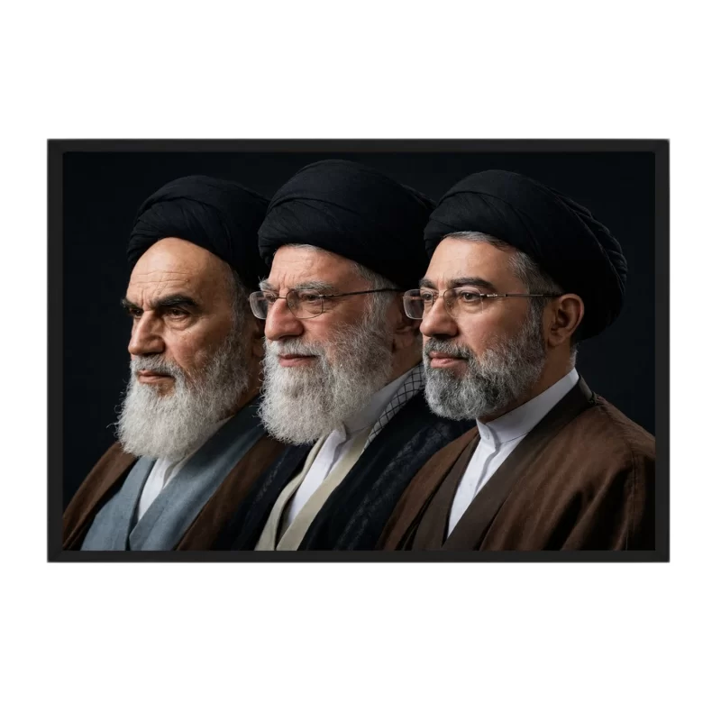 تابلو نوری (بک لایت) طرح رهبران کبیر انقلاب