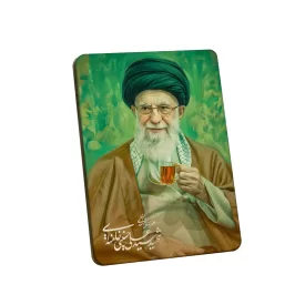 تابلو چوبی طرح رهبر شهید مدل BL7012