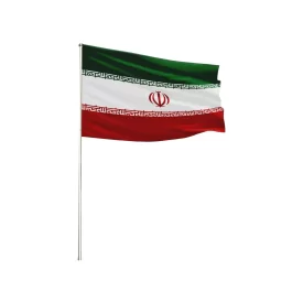  پرچم ایران دسته دار سایز 70 × 100