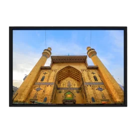 تابلو نوری (بک لایت) طرح ایوان طلای نجف