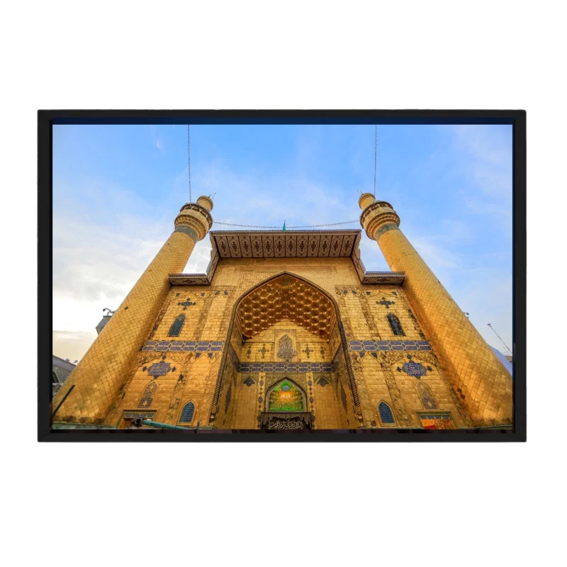 تابلو نوری (بک لایت) طرح ایوان طلای نجف