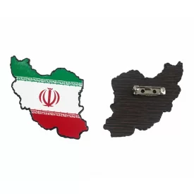 پیکسل چوبی طرح نقشه ایران