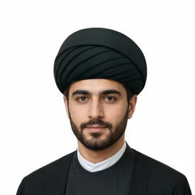 پارچه عمامه وال هندی رنگ مشکی