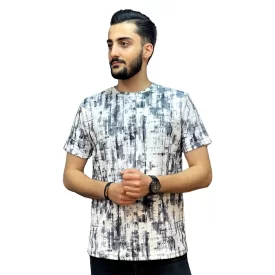 تیشرت طرح مراکشی رنگ مشکی 1703