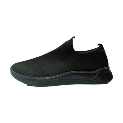 کفش راحتی اسپرت مشکی طرح اسکیچرز