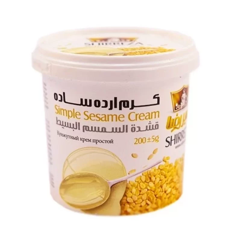 کرم ارده ساده شیررضا - 400 گرم