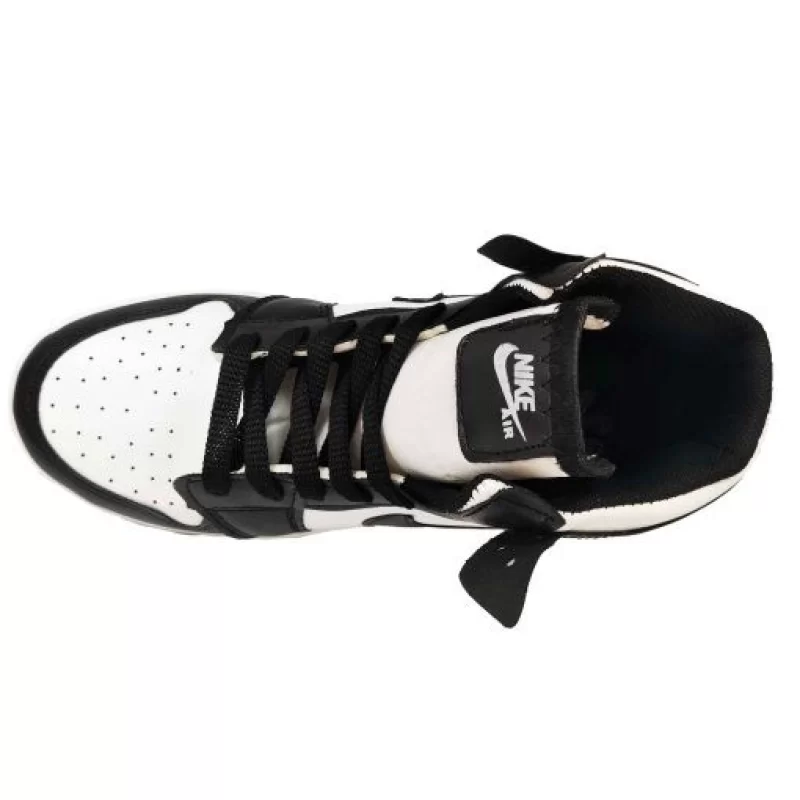 کتانی اسپرت سفید مشکی طرح ناک جردن