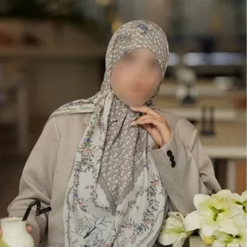 روسری نخی سنگی وال ترک طرح دیور