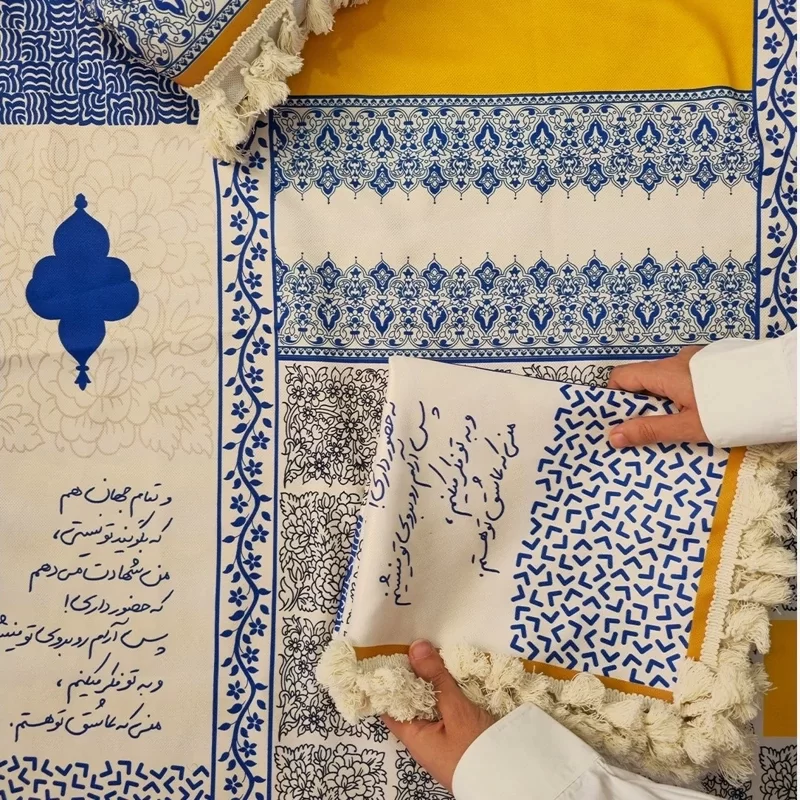 سفره سنتی ایرانی طرح حضور مدل شش نفره