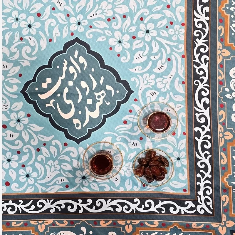 سفره سنتی ایرانی طرح تیره روزی دهنده مدل شش نفره