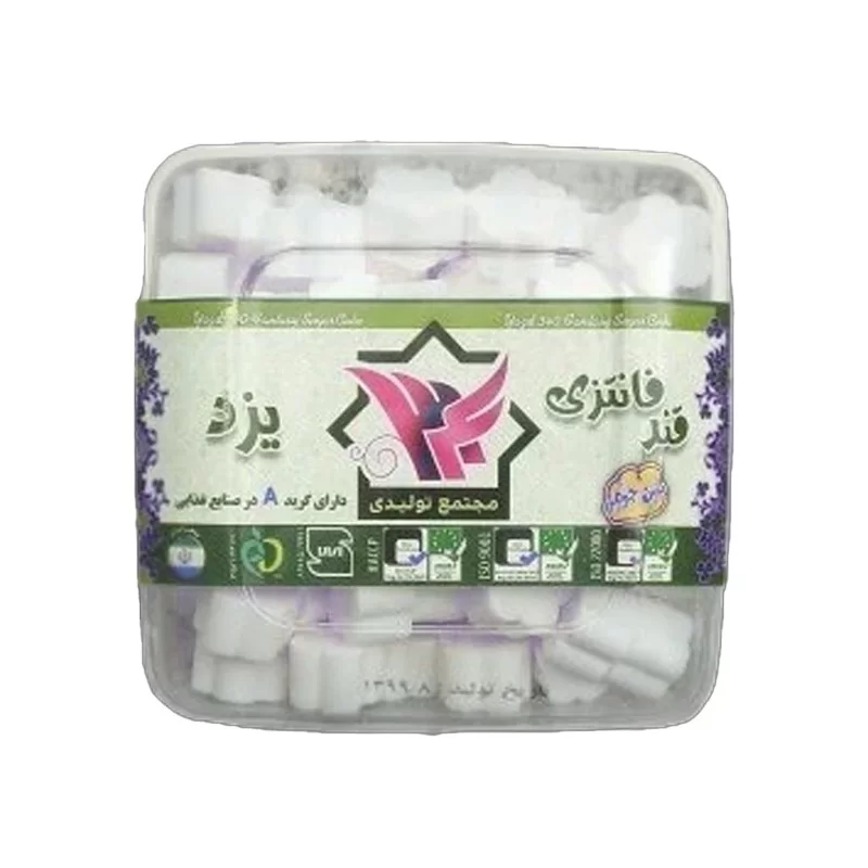 قند فانتزی جعبه کریستالی سنتی یزد طعم ساده - 380 گرم