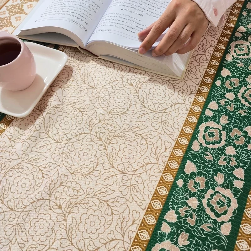 سفره و رومیزی سنتی ایرانی طرح ثمین مدل چهار نفره